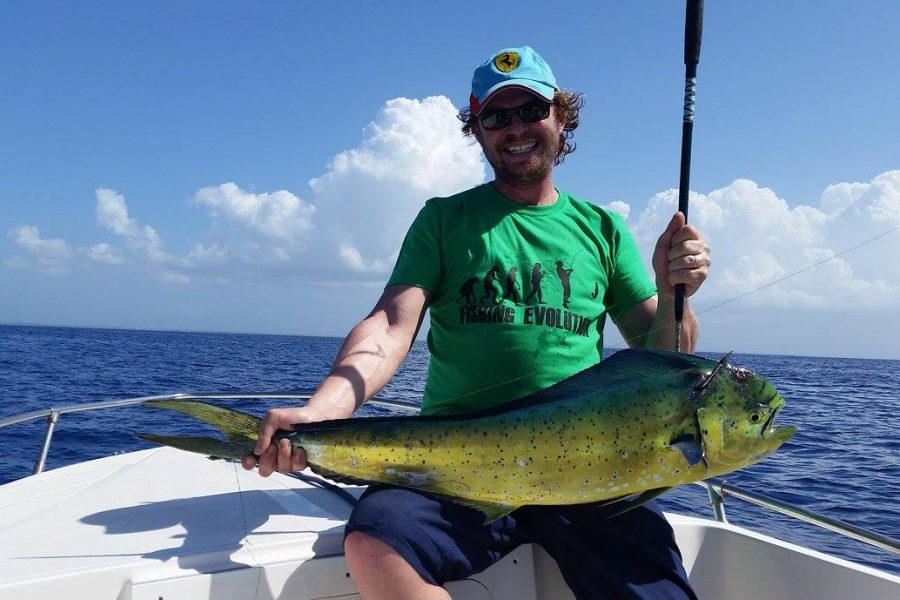 Sortie pêche au large avec les cannes de spining