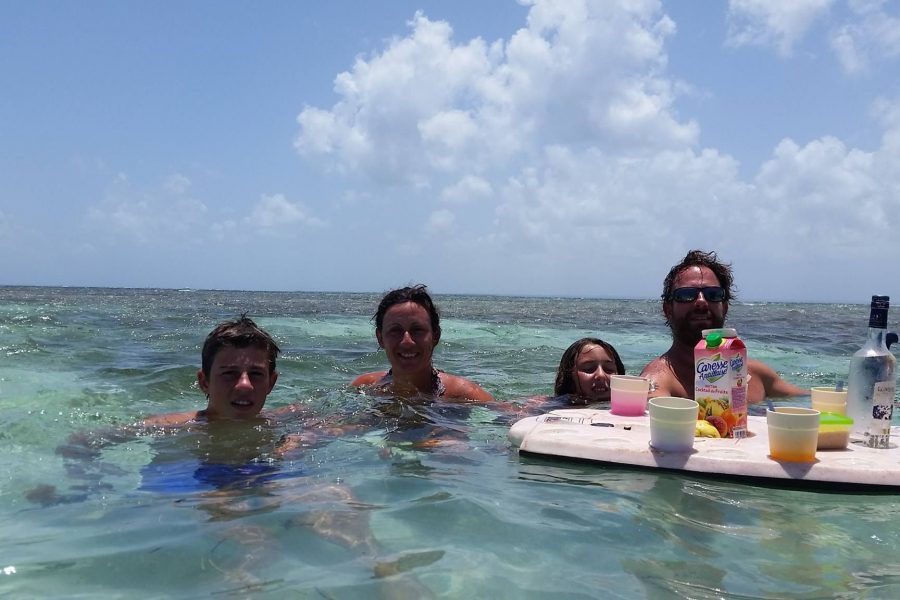 Balade pêche avec une super famille