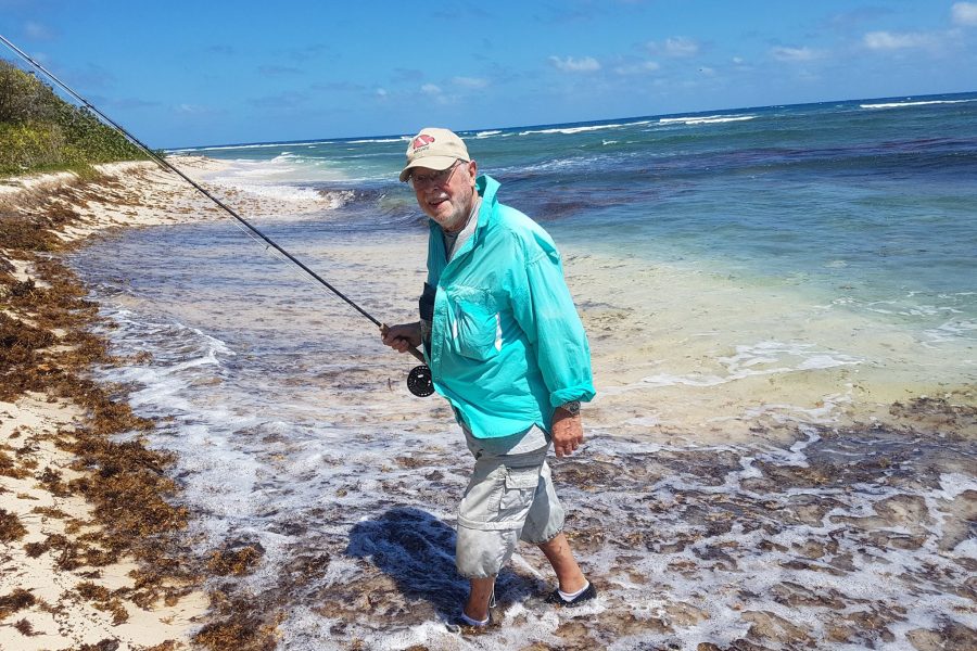 Opération OLD Fishing man in Guadeloupe