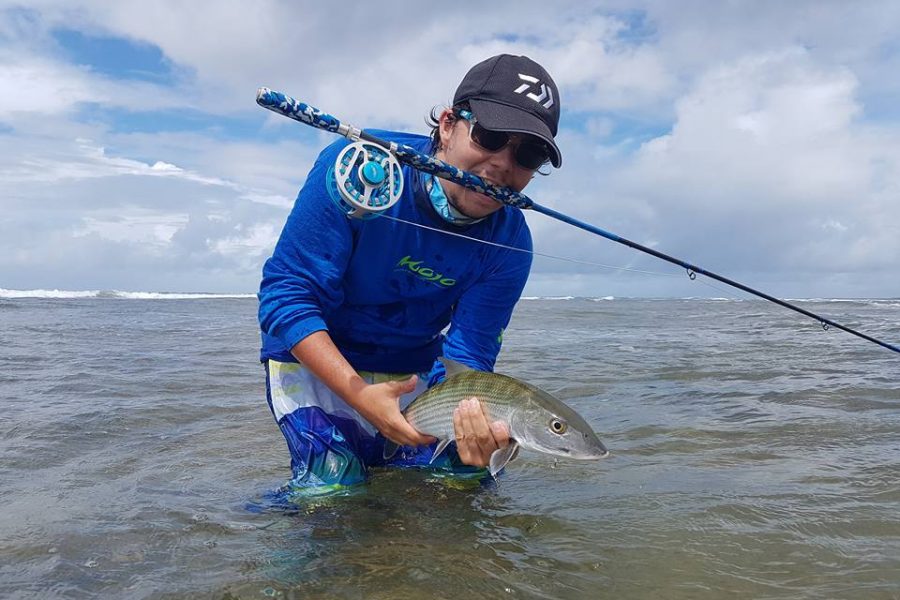 Bonefish à la mouche en Guadeloupe / Fly fishing in Guadeloupe