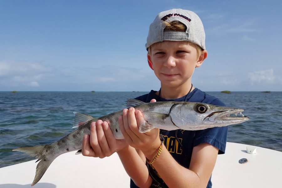 Louis, pêcheur de baby Tarpon à 9 ans !!!