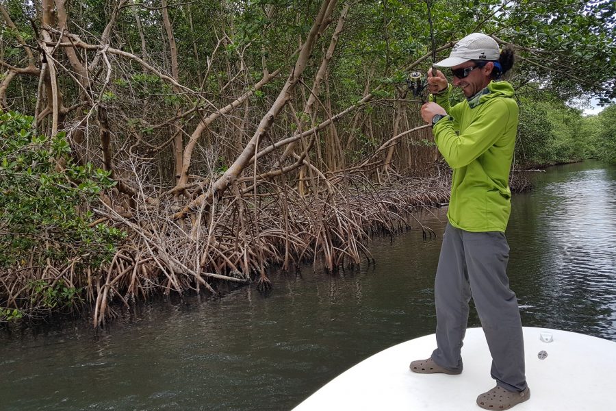 Partie de pêche entre Guides