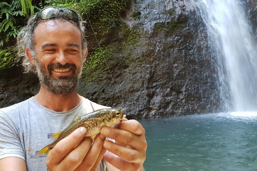 Guidage de pêche en eau douce en Guadeloupe