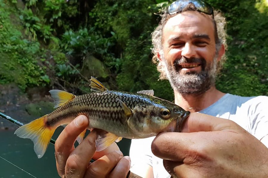 Guidage de pêche en eau douce en Guadeloupe