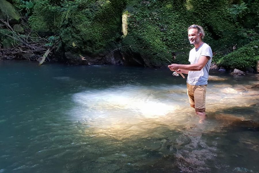 Guidage de pêche en eau douce en Guadeloupe