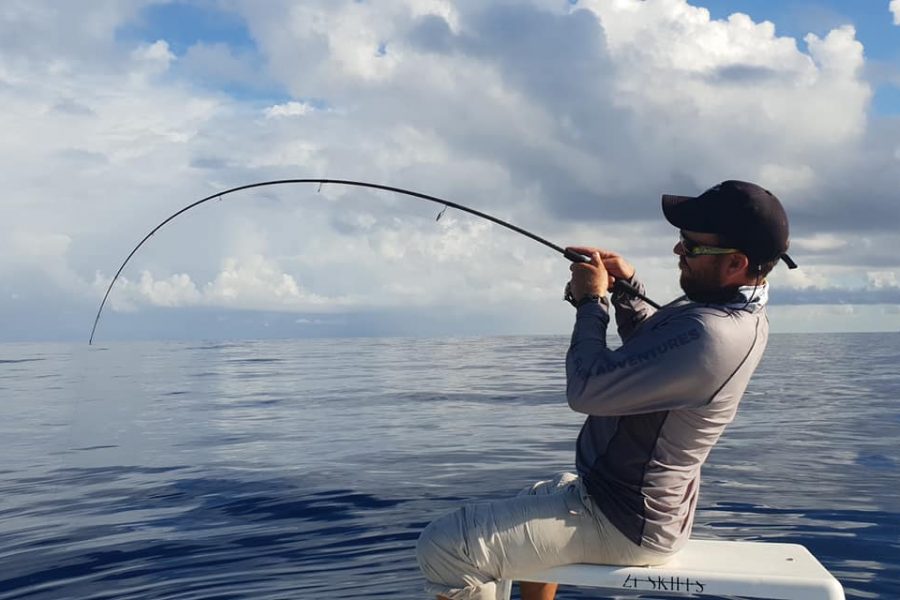 Super Guidage derrière la barrière de corail en SKIFF