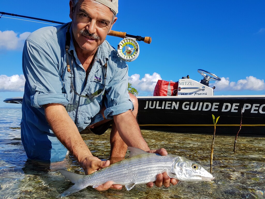 Fly fishing in Guadeloupe