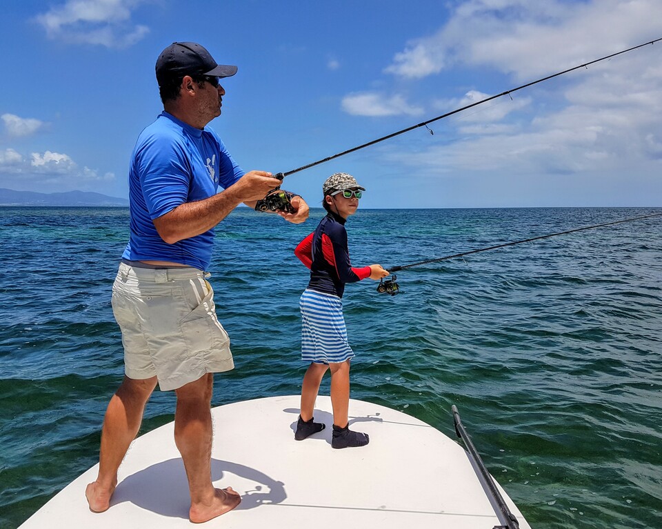 fishing family