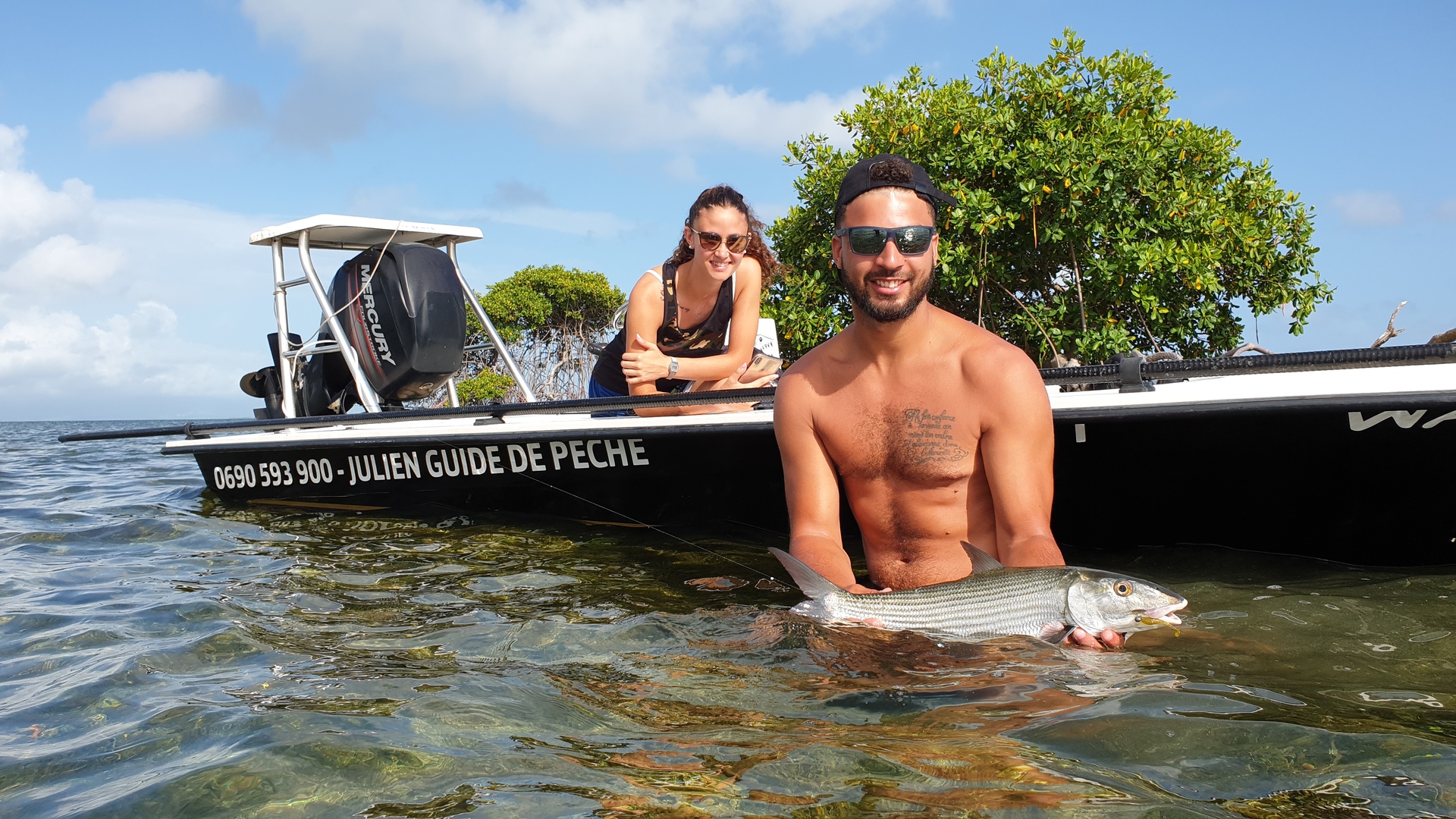 Vêtements anti uv - Julien guide de peche en Guadeloupe