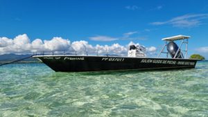 Boat fishing in Guadeloupe