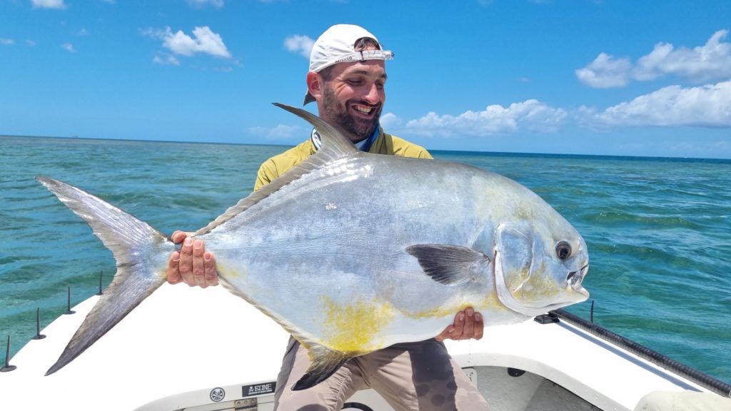 pêche permit mouche guadeloupe